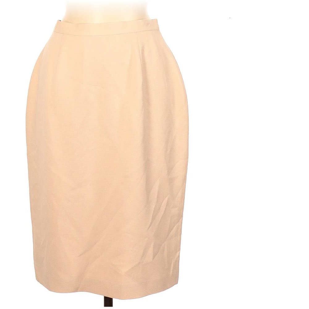Classic office silk office skirt